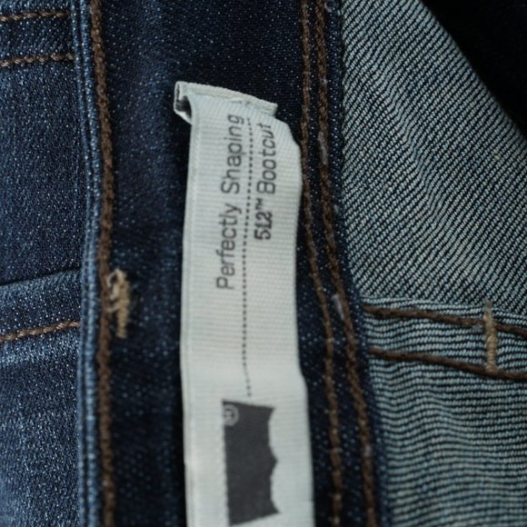 Levis Strauss 512 Bootcut Men's Vintage Denim Jeans Pants Trousers | Size 35x32 - Picture 5 of 13